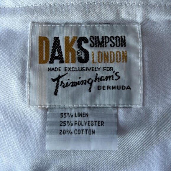 DAKS LONDON Men’s dress shorts NWT purchased from Trimingham’s Bermuda - Picture 7 of 8